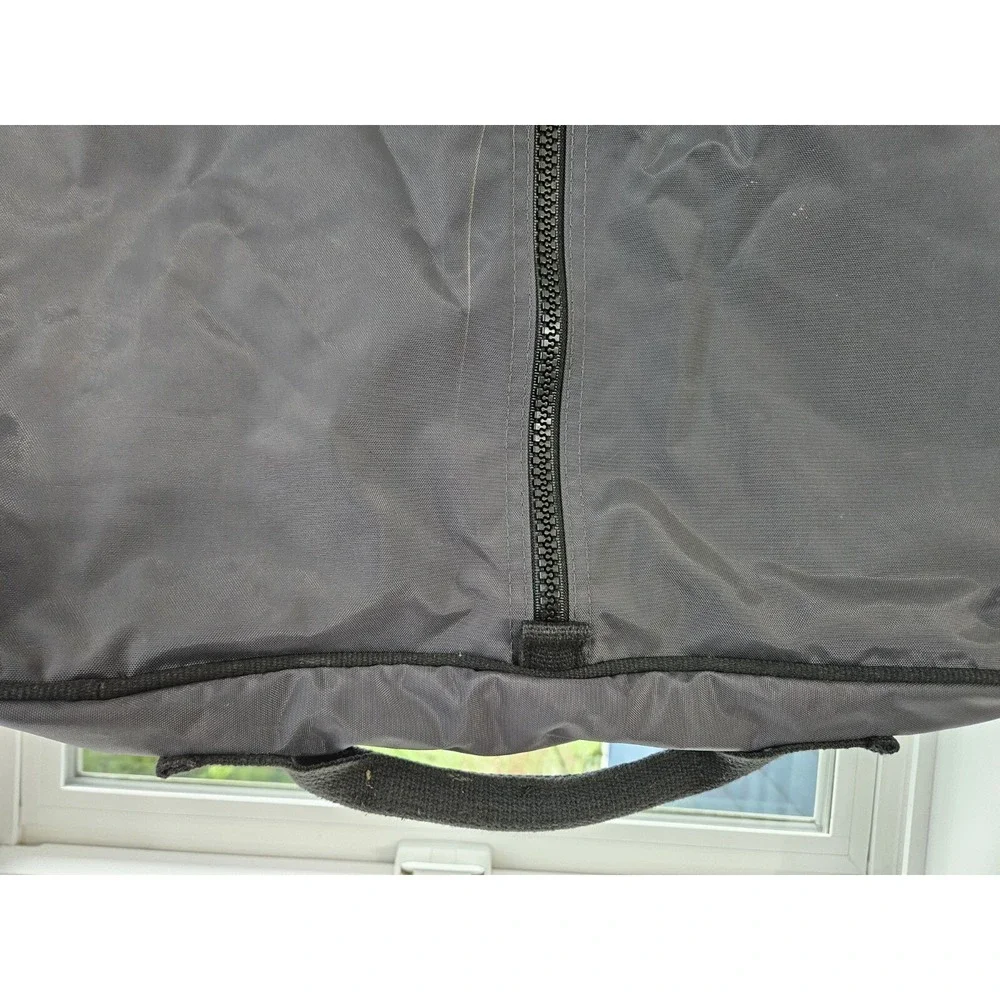Vtg Lands' End Lighthouse Grey Foldable Garment Bag USA Luggage